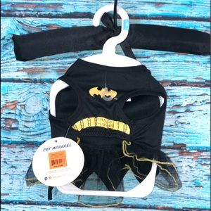 Bat ban with tutu and cape pet halloween costume